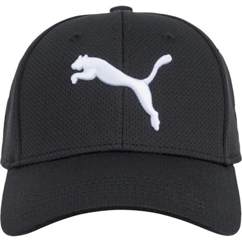 Puma‎ Quick Dry Embroidered Evercat Mesh Stretch Golf Cap Black Small-Medium